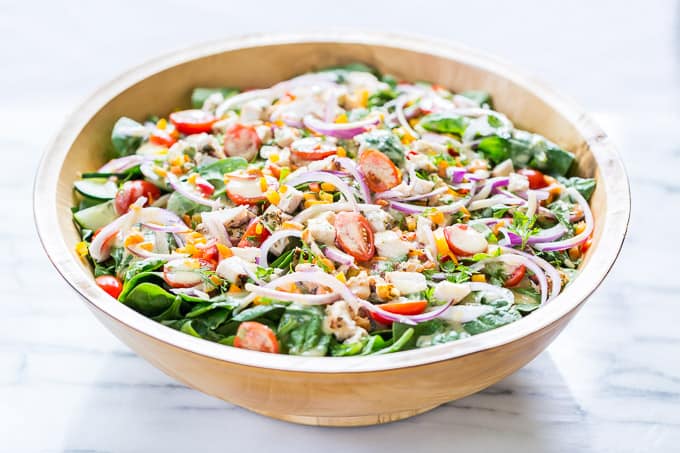 Dairy-Free Mediterranean Hummus Salad: Adaptable & Delicious